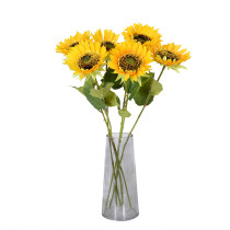2021Manufacturers wholesale single head artificial touch sunflowers for home decoration