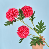 Factory Direct Sales Artificial Flowers In Bulk Modern Home Decorative Simulated Three headed Chrysanthemum