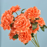 2021 Wedding Flower Wall Decorative Silk Artificial Gardenia Hot Sale Multicolor Artificial Gardenia Silk Flower