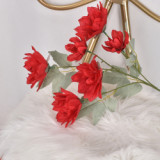 European style  plant peony home table decoration piece artificial bouquet of five-headed peony