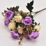 2021 manufacturers direct wholesale home decoration Simulated artificial flower 21 diamond rose