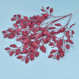 2021 High Quality Wedding Decoration Photography Props  Simulation Star Leaf Grass Artificial Plant Oak Leaves