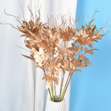 2021 new gold flowers artificial home decoration activities with simulation epiphyllum decoration
