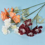 Popular in 2021 for wedding decoration, stage feel flowers, plastic Floating snow peony artificial realistic flowers