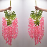 Wedding simulation decoration Wisteria living room Douban flower plastic rattan artificial flower factory