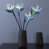 Simulation plant bonsai floor decoration PVC handle plastic bird of paradise