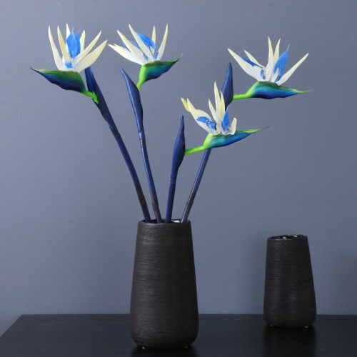 Simulation plant bonsai floor decoration PVC handle plastic bird of paradise