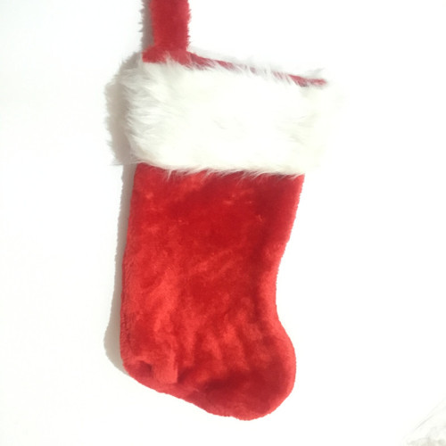 8 inch Felt custom shape Plush Christmas Decorations Large knitted baby Christmas Stocking socks