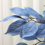 Simulation leaves big crape myrtle leaf hotel decoration shooting props artificial plants home layout simulation of green plants