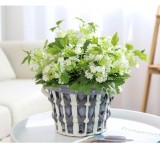 Simulated flower 4 head Hydrangea wedding road lead home decoration artificial plants potted green plants manufacturers wholesal