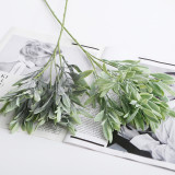 plastic olive leaves, European and American style artificial plants, home decoration, wedding props, potted