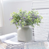 Eucalyptus leaves with  flowers and stars to decorate artificial green plants in wedding holding flowers