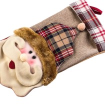 2017 factory price Wholesale Bulk Animal Christmas Stocking
