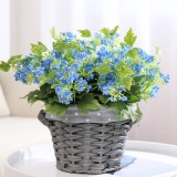 Simulated flower 4 head Hydrangea wedding road lead home decoration artificial plants potted green plants manufacturers wholesal