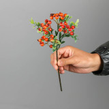Christmas decoration  styrofoam home flower arrangement single small berry
