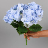 Manufacturers wholesale bouquet of silk flower wedding home furnishings flower art single Hydrangea