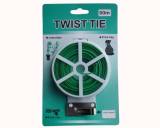 Good Quality Garden Twist Tie Kitchen Bag Gardening Plant Green Twist Tie Wire Roll With Wire Cutter 20/30/50M