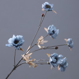 European style 6 head princess peony  flower hotel home decoration artificial flower wedding decoration silk flower