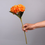 Emulation flower home decoration flower arrangement accessories single two leaf hydrangea