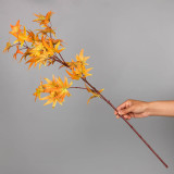 Simulation plastic handmade green planting wedding landscaping garden engineering decoration branch simulation single long maple