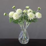 2021 Factory Wholesale Fashion Home Decoration Silk Flower 5 Colors Simulated Dahlia From China