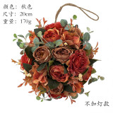 Simulation Hydrangea peony flower ball wedding indoor and outdoor decoration shopping mall photography artificial silk flower
