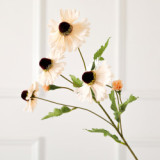 Simulated flower 4 forks single sunflower home decoration pile heart flower wedding holding flower photography props