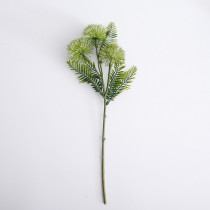 Simulated green plants thorn tail green onion small single branch home decoration artificial plant hotel window display