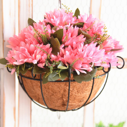 Creative Home Decoration Ornaments Plant Pots Balcony Flowerpot Coconut Palm Wall Hanging Balcony Pot