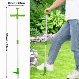 Stainless Steel And High-Strength Foot Pedal Weeder Transplanting Digging Tool Stainless Steel Manual Weeder Grass Puller