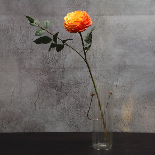Imitation flower 2 Crystal Rose Home Hotel wedding decoration artificial rose factory wholesale
