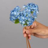 Furnishing decoration interior decoration flower design simulation hydrangea bouquet of 3 mini snowballs