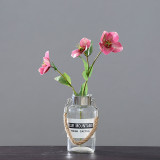 Simulation 3D Christmas rose small single branch African desert flower home wedding artificial flower manufacturers wholesale