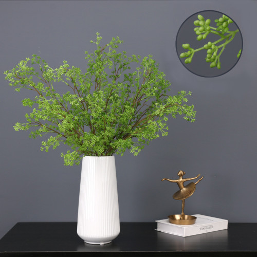 Floor to floor potted table decoration flower arrangement simulation 5 forks eucalypto fruit