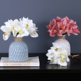Simulated flower home decoration flower arrangement cross border 6 tie hand hybridum