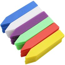 120Pcs 4 Inches Multicolor Plastic Plant Tags Waterproof Nursery Garden Plant Labels Stakes Pot Markers