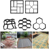 Manually Paving Cement Brick Concrete Molds DIY Plastic Path Maker Mold Garden Mold Garden Decoration