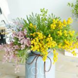Simulation plant Acacia artificial flowers wedding decoration Acacia bean bundle home decoration ornaments