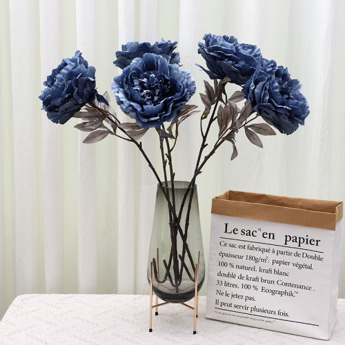 Simulation rich peony wedding home decoration artificial flower shooting props flower manufacturers wholesale