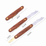 Garden Prunning Knives Nursey Grafting Tool Good Quality Grafting Knife Wooden Handle Grafting Knives Garden