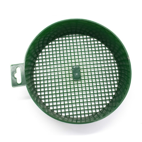 Plastic Garden Sieve Riddle Green For Soil Stone Mesh Soil Sieve Filtration Large Stones and Twig