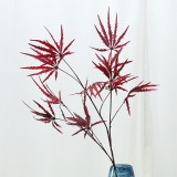 Wedding hall decoration hotel studio layout of artificial plastic tree branches and leaves simulated maple leaves