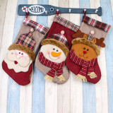 2017 factory price Wholesale Bulk Animal Christmas Stocking