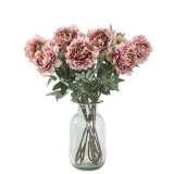 Hot Selling Living Room Decoration Flower Artificial Flowers Simulated Peonies For Home Decoration