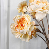 Decorative  flower wedding flower arrangement road lead flower home decoration bouquet of 3 withered peony