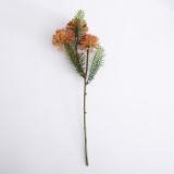 Simulated green plants thorn tail green onion small single branch home decoration artificial plant hotel window display