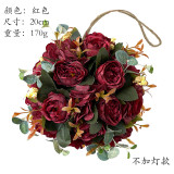 Simulation Hydrangea peony flower ball wedding indoor and outdoor decoration shopping mall photography artificial silk flower