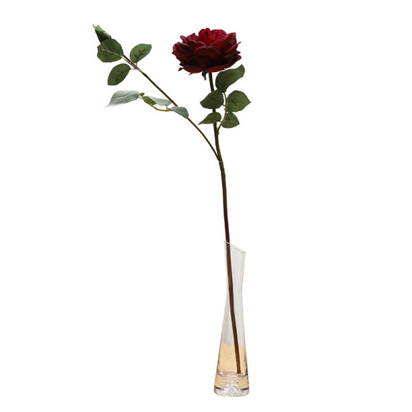 Imitation flower 2 Crystal Rose Home Hotel wedding decoration artificial rose factory wholesale
