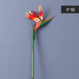 Simulation plant bonsai floor decoration PVC handle plastic bird of paradise