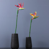 Simulation plant bonsai floor decoration PVC handle plastic bird of paradise